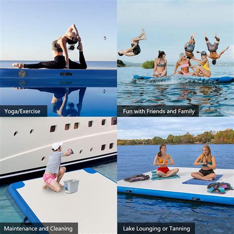 GZKYYLEGS Multi-Person Inflatable Lake Float with India | Ubuy