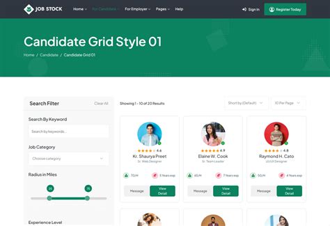 Jobstock - CakePHP Job Listing, Job Portal Landing & Admin Dashboard ...