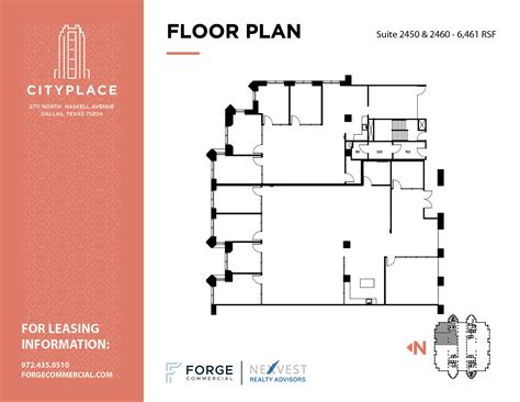 Floor plans - Cityplace Tower