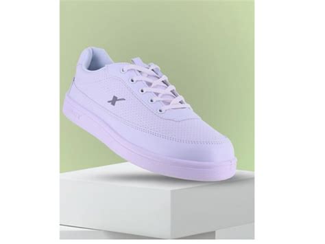 Sparx White Sneakers for Men – Classic Lace-Up Sports Style for Daily ...