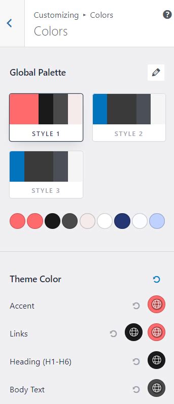 Image result for WordPress Theme Customizer Add Colors
