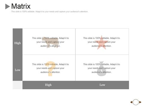 Image result for Matrix Presentation Example