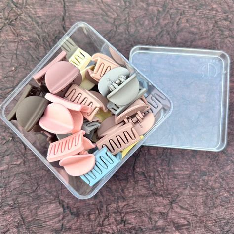 CHOTALIYA 24 Pack Square Matte Claw Clips, Hair Claw Clips For Women ...