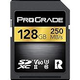 ProGrade Digital SDXC UHS-II V90 Memory Card (64GB), Silver, (Secure ...