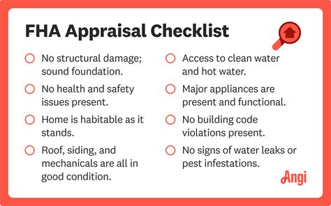 FHA Appraisal Guidelines and Requirements | Angi
