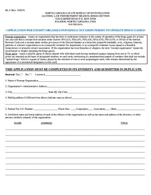 NC BL-5 2015-2026 - Fill and Sign Printable Template Online