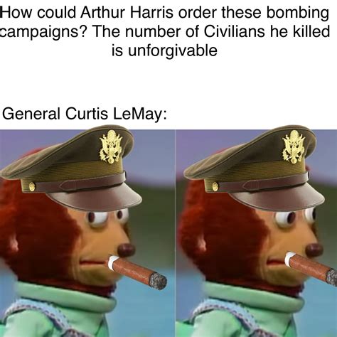People always talk about Arthur “bomber” Harris but Curtis “Bomb away ...