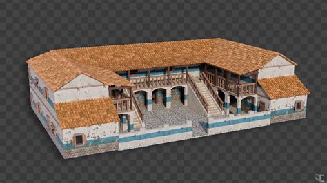 Asset Pack Vol 4 - Modular Ancient Greek Poor House 3D Model ...