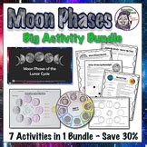 Middle School Science: Moon Phases Worksheet Packet by Activities to Teach