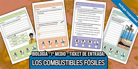 Ticket de Entrada | Combustibles Fósiles | Biología | I°