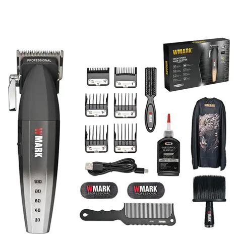 WMARK NG-2038 Ultra Premium Professional 9000 RPM 2 Speed Hair Clipper ...