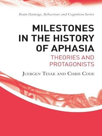 Milestones in the History of Aphasia: Theories and Protagonists (Brain ...