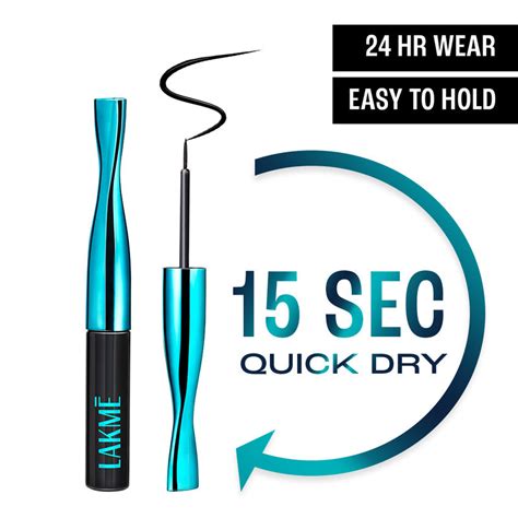 Buy Lakme 9 To 5 Eyeconic Liquid Eyeliner Matte Finish, Waterproof ...
