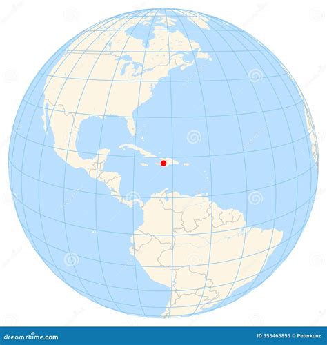 Location Of Haiti On The World Map With Enlarged Map Of Haiti With Flag Vector Illustration ...