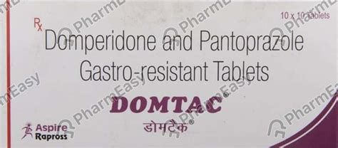 Domtac Strip Of 10 Tablets: Uses, Side Effects, Price & Dosage | PharmEasy