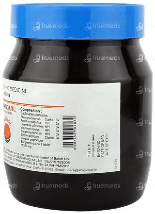 Sbl Tranquil Tablet 450 Gm - Uses, Side Effects, Dosage, Price | Truemeds