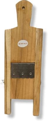 Sk Metals Wooden Vegetable Slicer/One Side Adjustment Silcer/Teak Wood ...