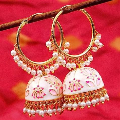 Latest Hoop Jhumkas & All About Them | South Indian Jewels