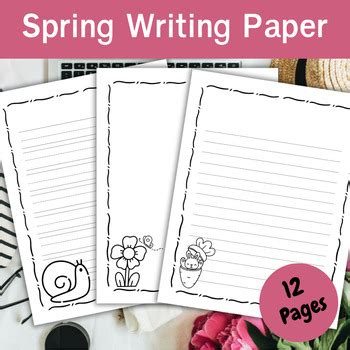 Spring Writing Paper 的图像结果