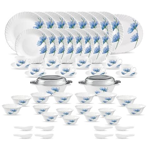 La Opala Diva Classique Collection Opal Glass Crockery | for Family of ...