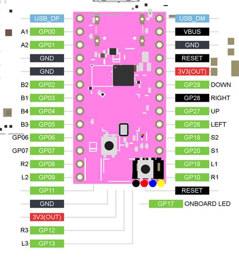 Microcontroller Board Wiring | GP2040-CE