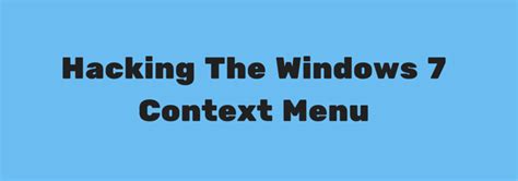 Image result for Context Menu