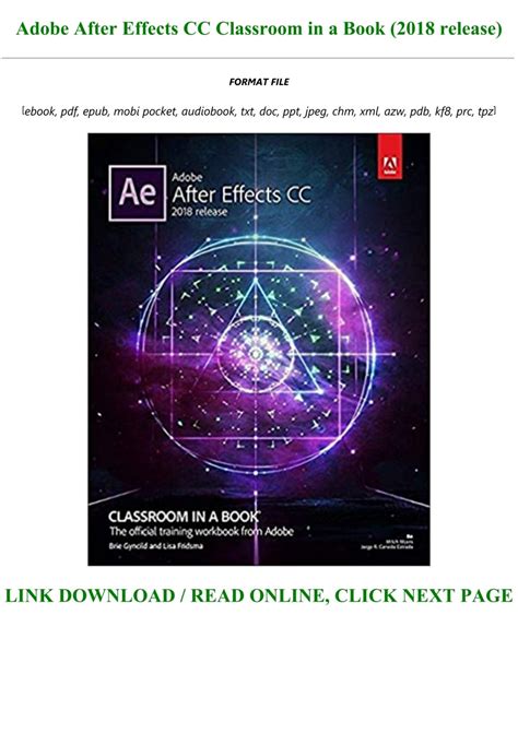Image result for After Effects Tutorial PDF Download