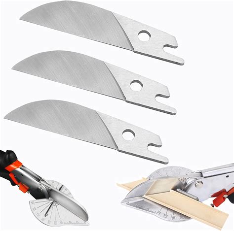 Wonglea Miter Shears Replacement Blade,SK5 Steel Blade Quarter Round ...