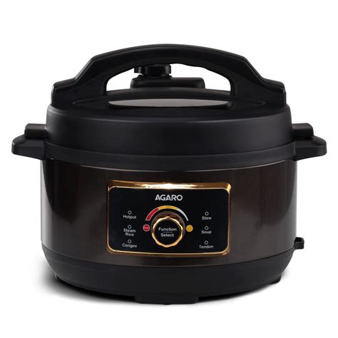 AGARO Royal Electric Pressure Cooker, 3 Liter Stainless Steel Inner Pot ...