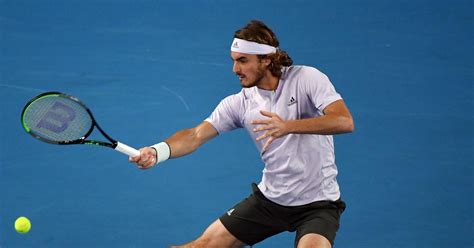 Greek tennis player Stefanos Tsitsipas is learning French during the ...