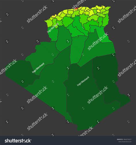 Population Density Map Of Algeria