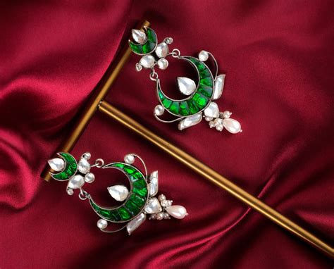 Tara Silver Kundan Earrings – Totapari