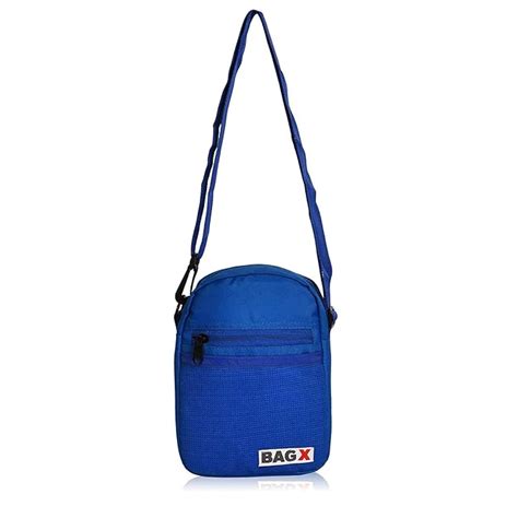 QS QUICK SILVER BAGX Unisex Tetron Fabric Sling Bag (Blue) : Amazon.in ...