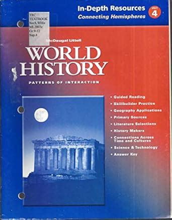 In-depth Resources Connecting Hemispheres Unit 4 (World History ...