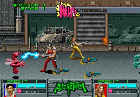 Image result for Alien Storm Arcade Gameplay