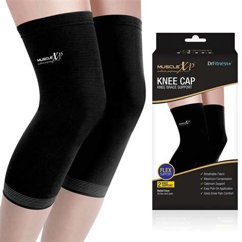 Buy VISSCO TUBULAR ELASTIC KNEE CAP FOR KNEE PAIN RELIEF - SMALL ...