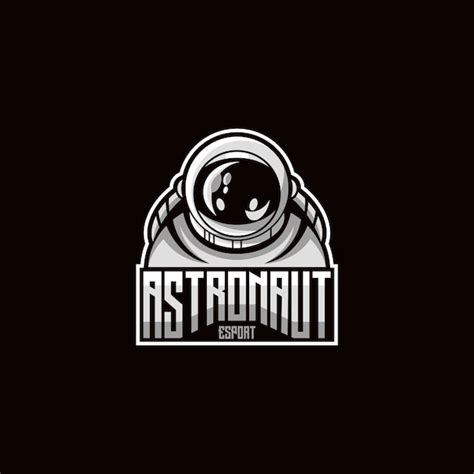 Création de logo astronaute | Vecteur Premium