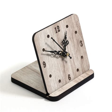 Wooden Desk Top Clock - My Creatives