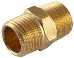 Pbl Brass Pipe Fitting Hex Nipple 1/4" x 1/4" BSP Male UNION Pipe ...