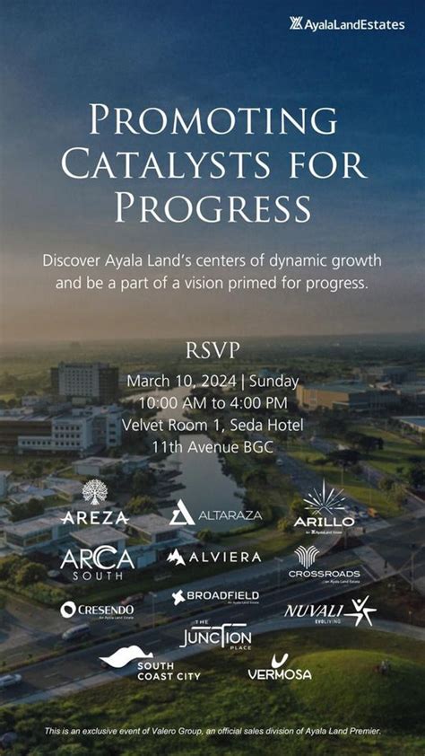 Ayala Land Estate’s Investor’s Night , Seda BGC, Taguig, 10 March 2024 ...