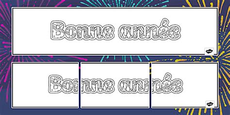 Banderole d'affichage collaborative : Bonne année