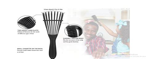Buy INSIME Detangler hair brush for curly hair comb for Women Men ...