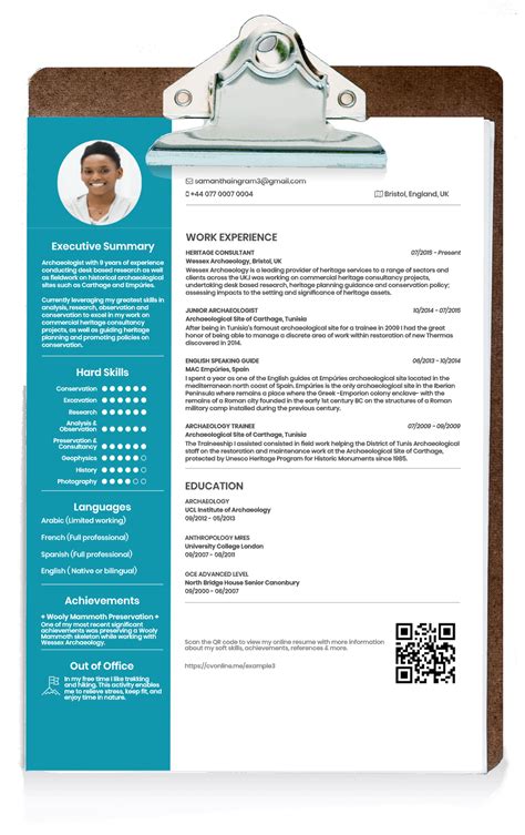 Image result for CV Sample PDF