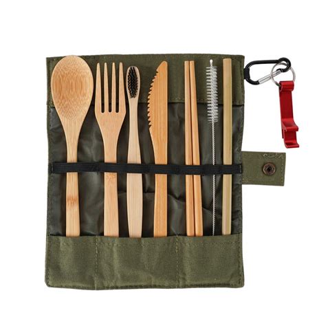 Buy Skosod Travel Utensils Reusable Utensils with Case Eco-Friendly ...