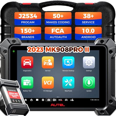 Buy Autel MaxiCOM MK908 Pro II MK908P II: 2023 J2534 Reprogramming Tool ...