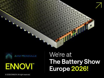 ENNOVI Showcases Battery Cell Contacting System, including FPC ...