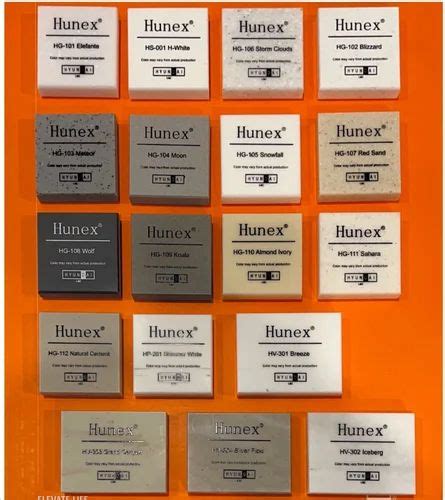 Solid Surface Corian Sheet - Hunex solid surface corian Manufacturer ...