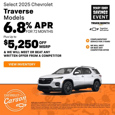 New Chevrolet Vehicle Specials In Carson | Chevrolet of Carson