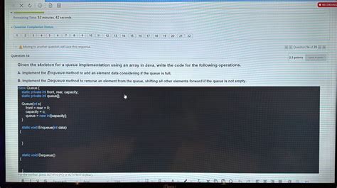 Image result for Queue Enqueue Java