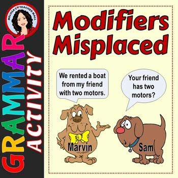 Image result for Misplaced Modifier Adjective Examples